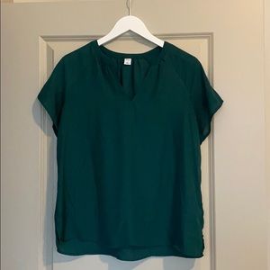 Forrest green blouse